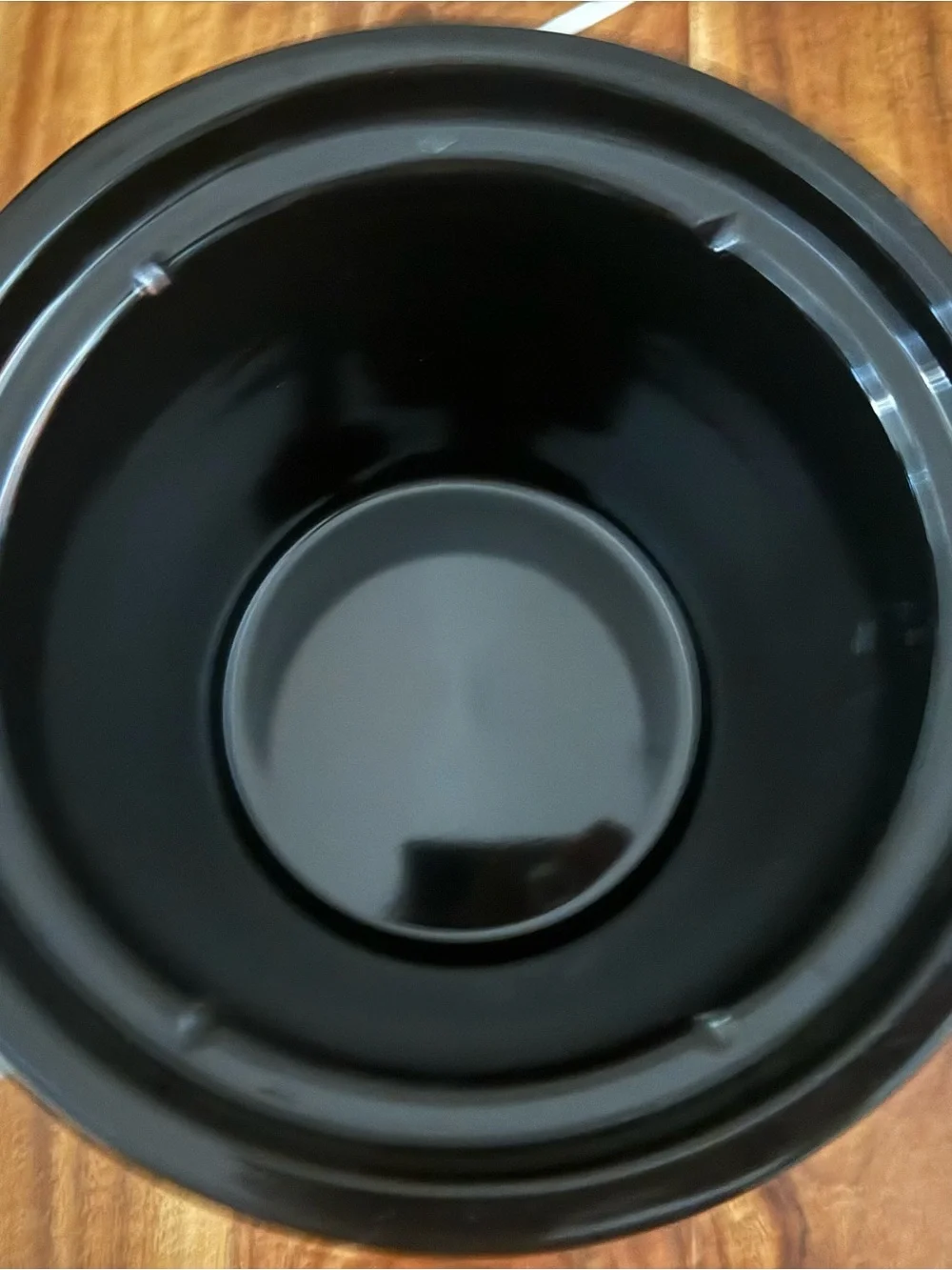 Home Kitchen White Mini Slow Cooker with lack Lid